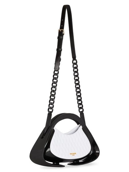 Balmain Medium Jolie Madame Patent Faux Leather Top Handle Bag