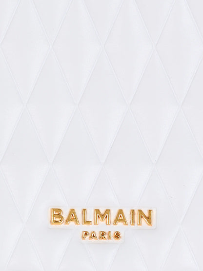 Balmain Medium Jolie Madame Patent Faux Leather Top Handle Bag