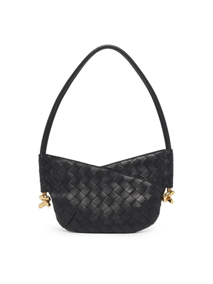 Bottega Veneta Mini Baby Solstice Intrecciato Leather Shoulder Bag
