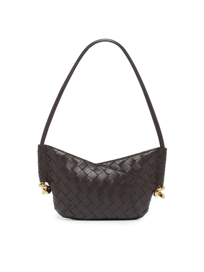 Bottega Veneta Mini Baby Solstice Intrecciato Leather Shoulder Bag