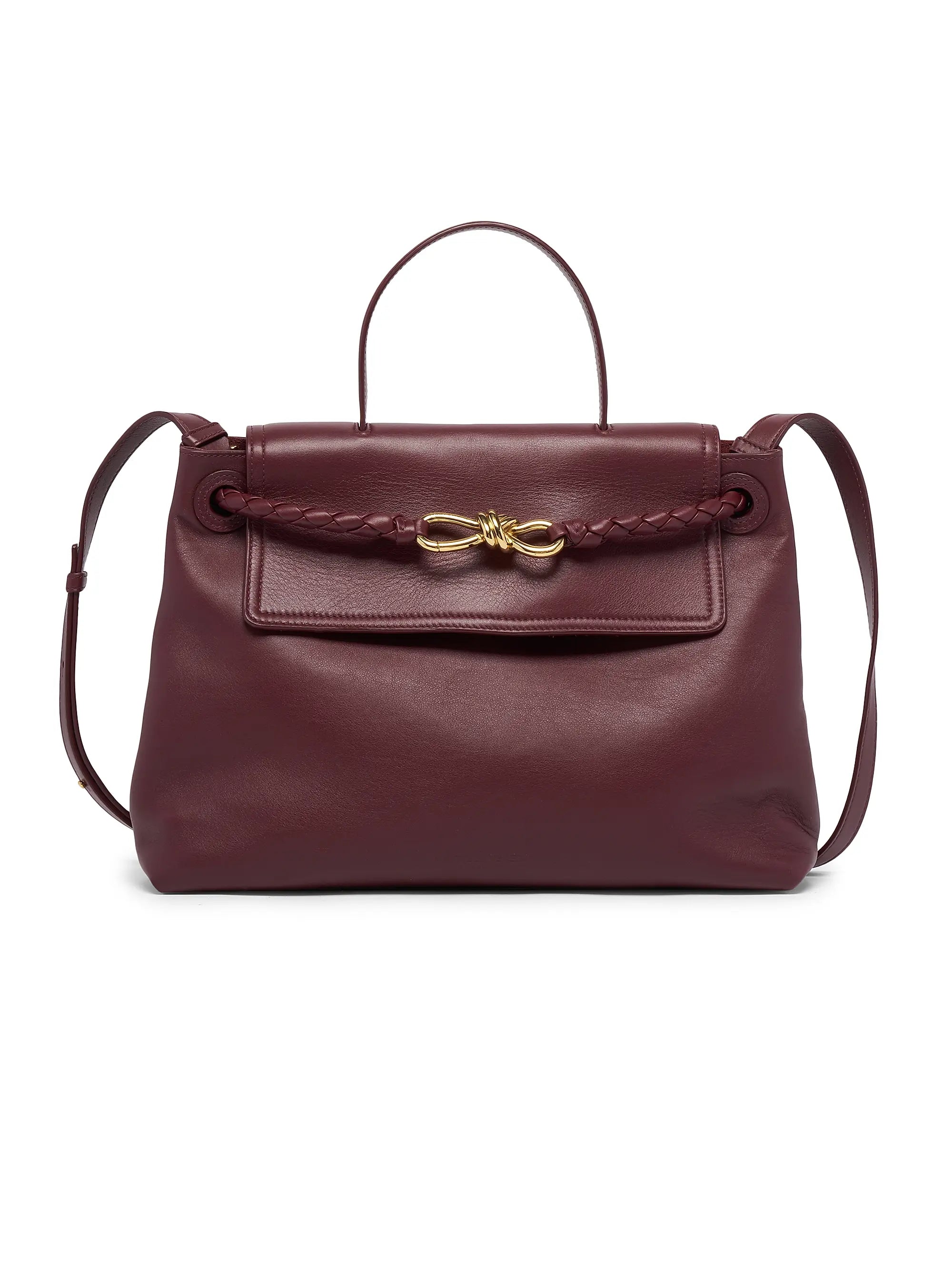 Bottega Veneta Medium Ciao Ciao Leather Top Handle Bag