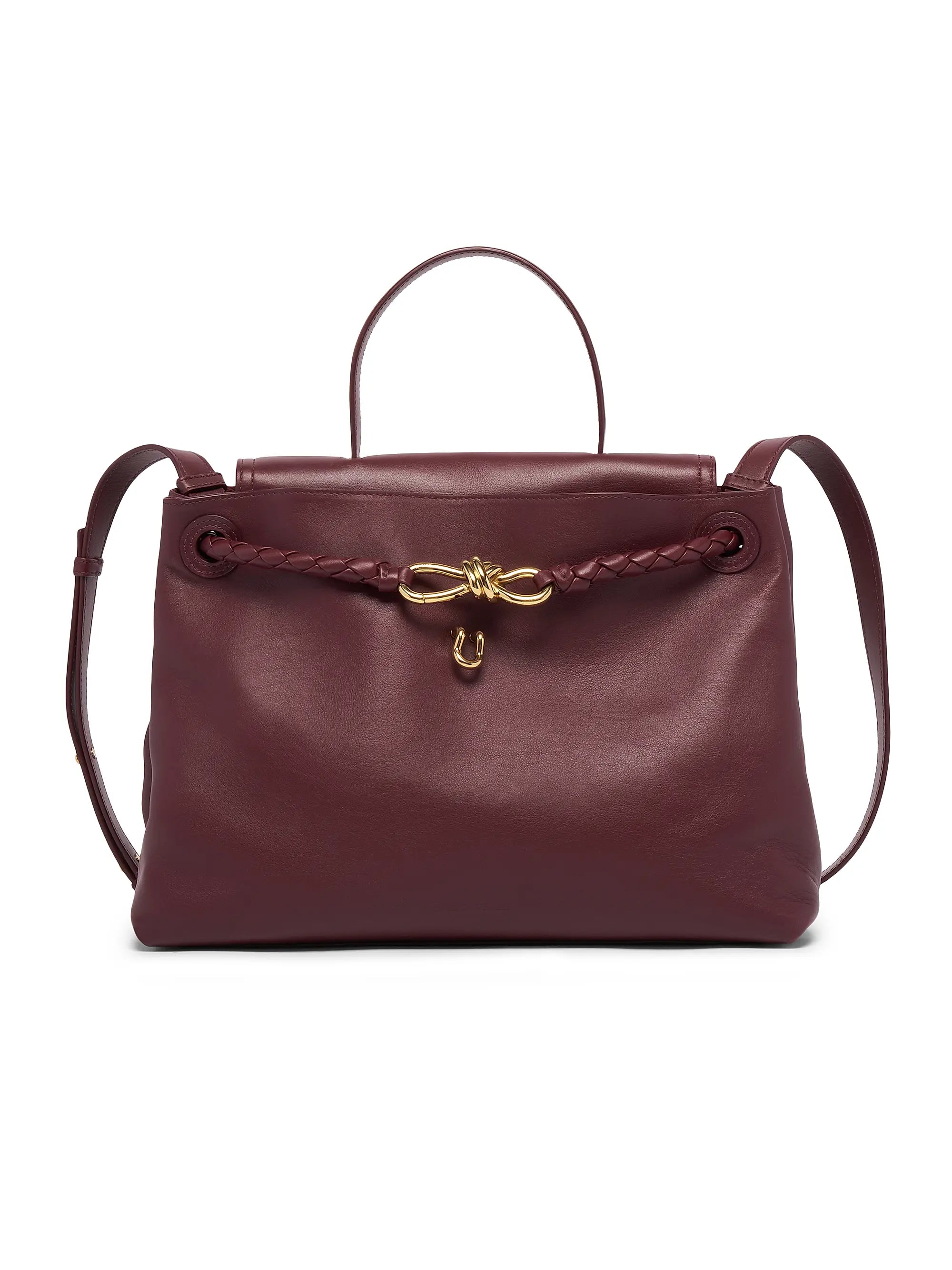 Bottega Veneta Medium Ciao Ciao Leather Top Handle Bag