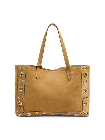 Valentino Garavani Medium Nellcôte Suede Shopping Bag