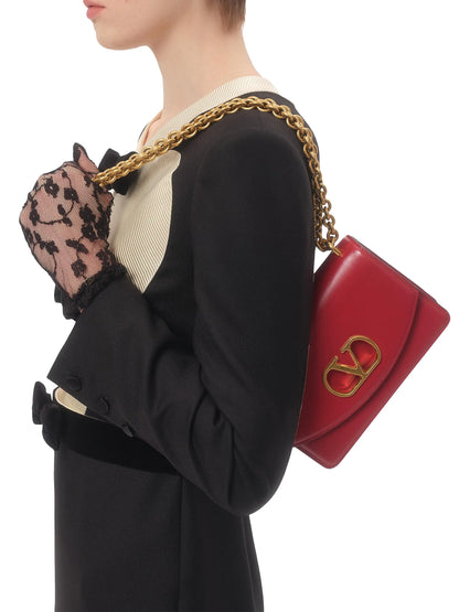 Valentino Garavani Small Vain Shoulder Bag in Shiny Calfskin