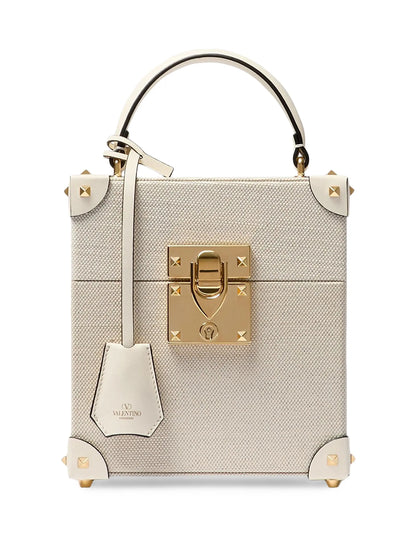 Valentino Garavani Perfume Case in Canvas and Calfskin