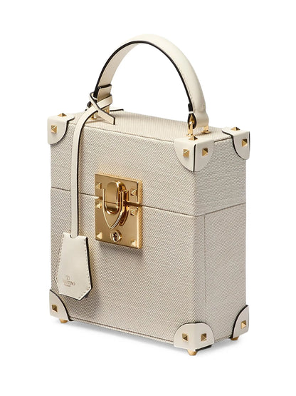 Valentino Garavani Perfume Case in Canvas and Calfskin
