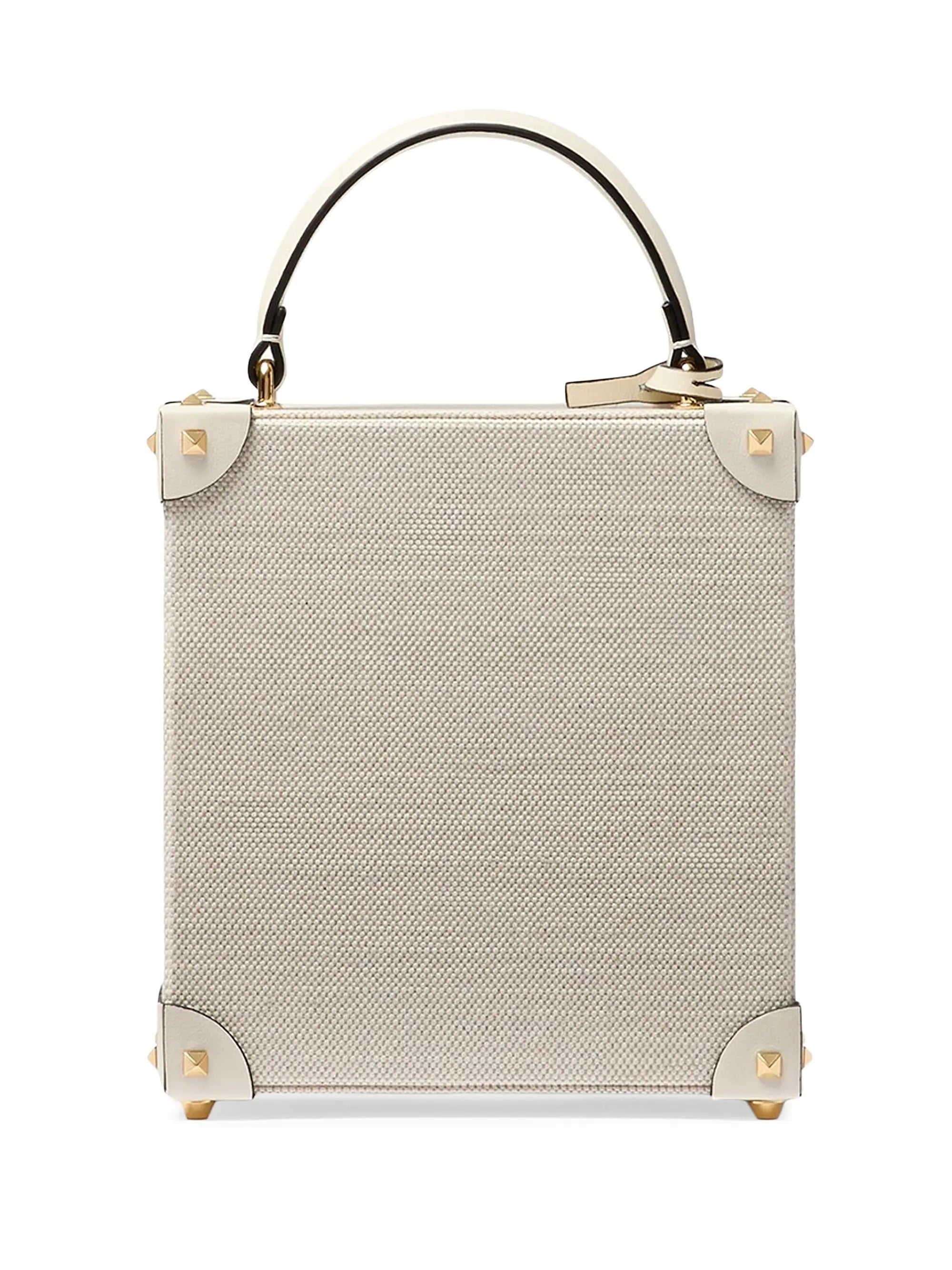 Valentino Garavani Perfume Case in Canvas and Calfskin
