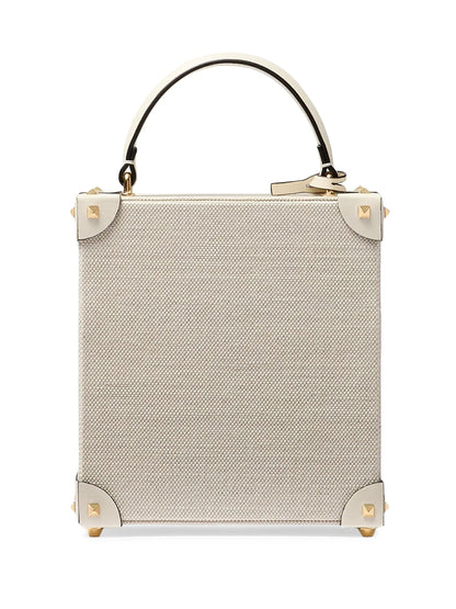 Valentino Garavani Perfume Case in Canvas and Calfskin