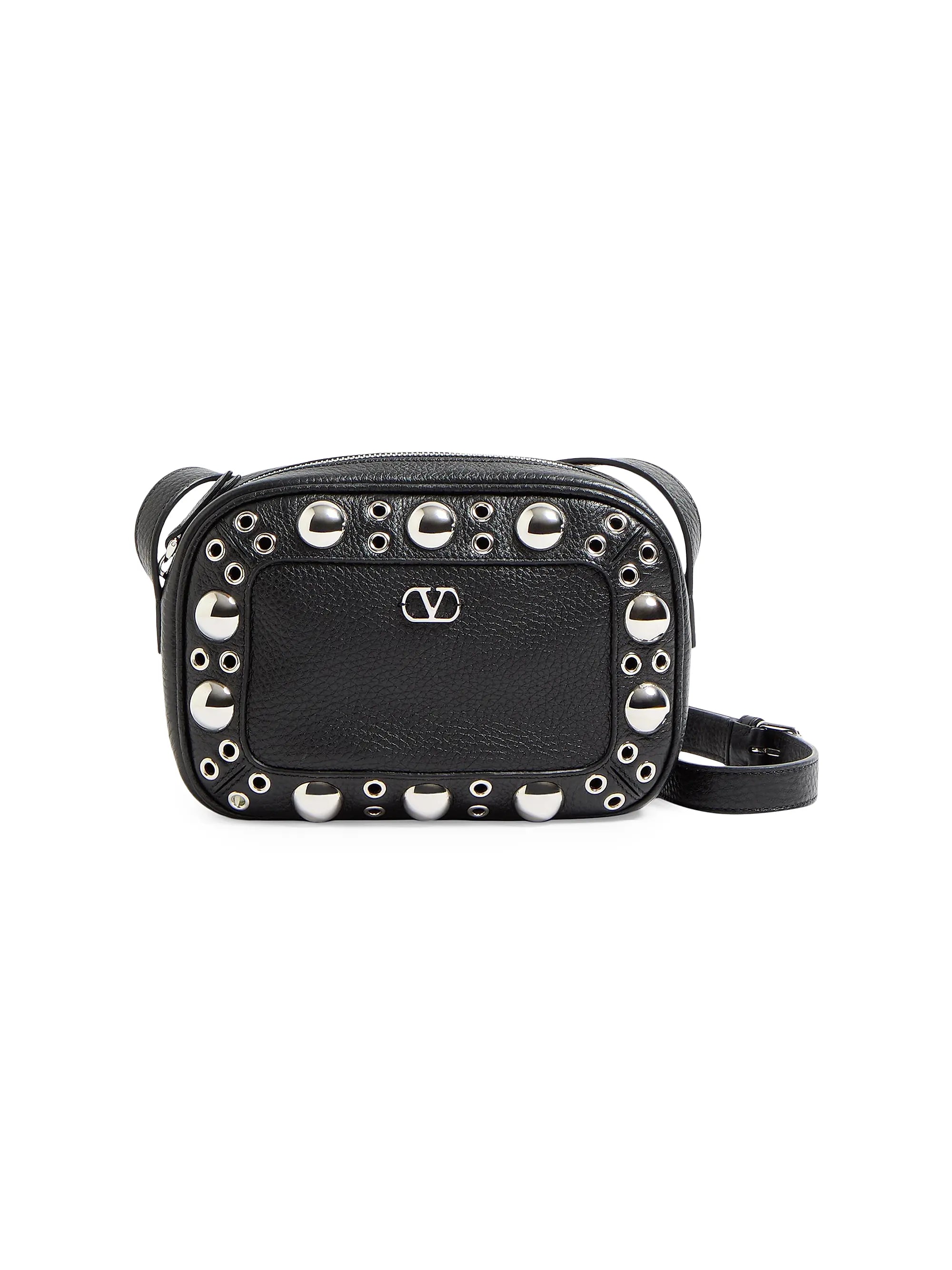 Valentino Garavani Nellcôte Shoulder Bag in Grainy Calfskin