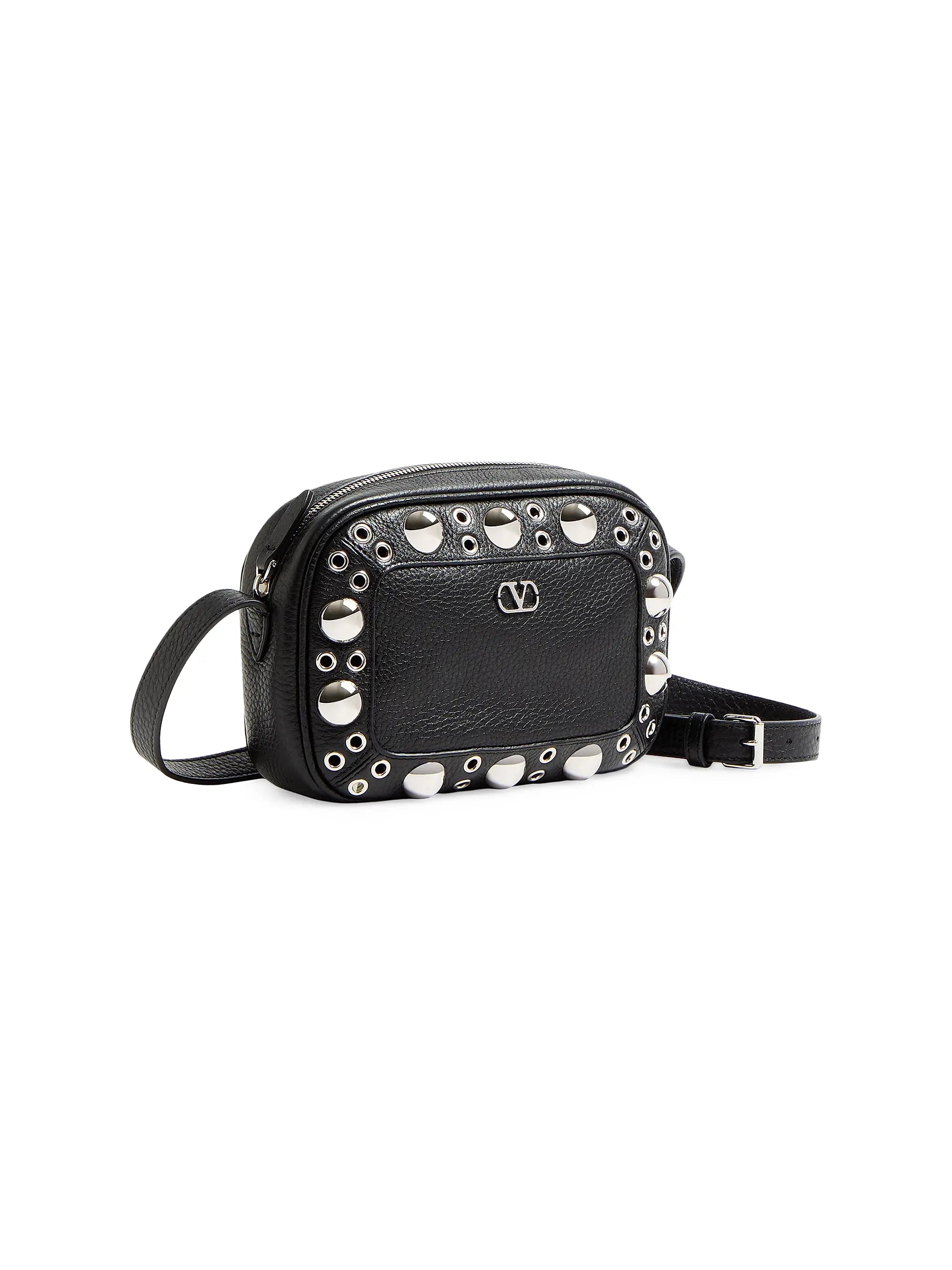 Valentino Garavani Nellcôte Shoulder Bag in Grainy Calfskin