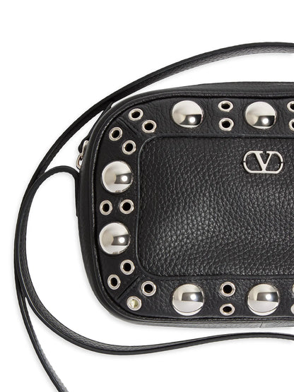 Valentino Garavani Nellcôte Shoulder Bag in Grainy Calfskin