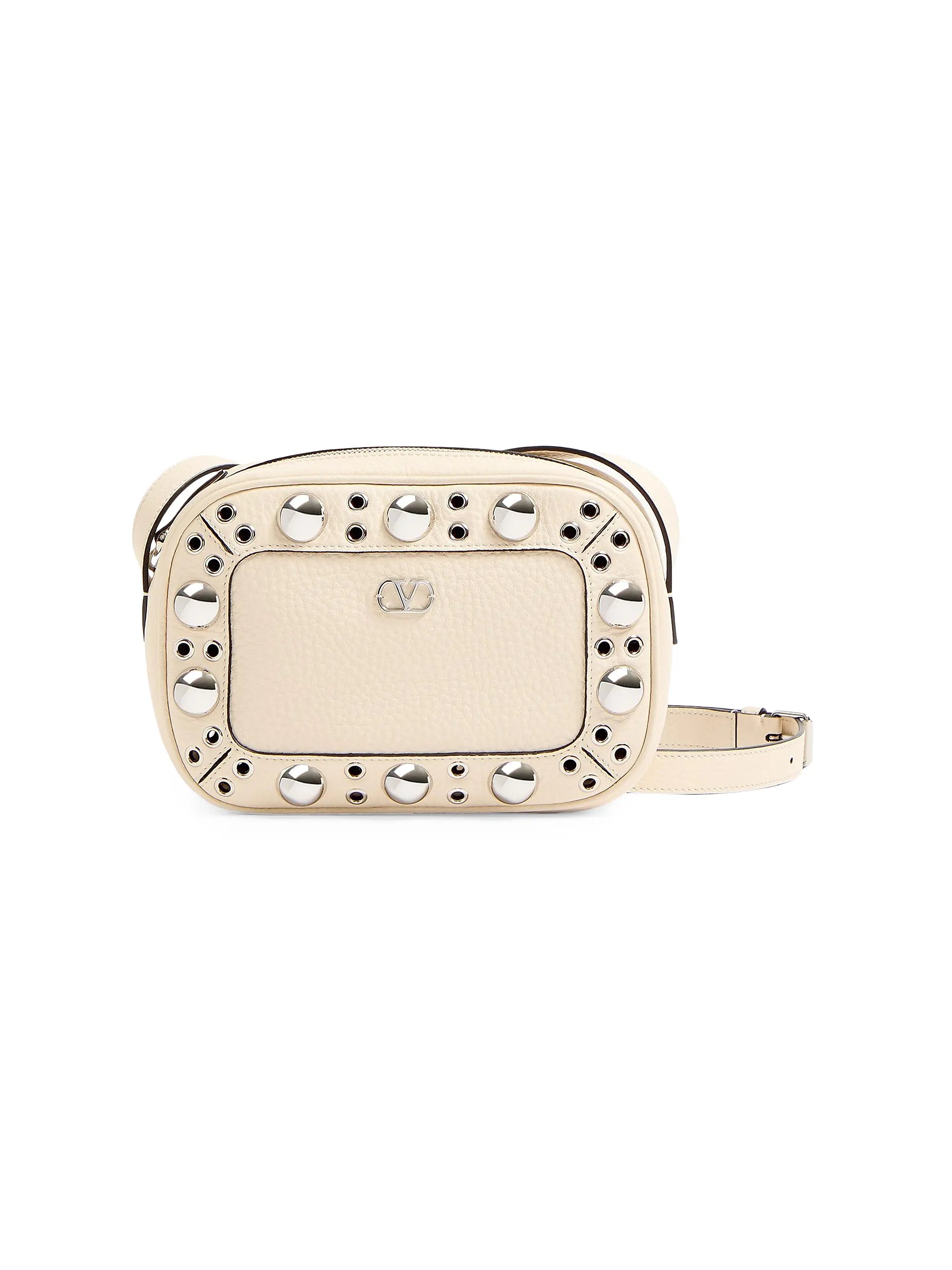 Valentino Garavani Nellcôte Shoulder Bag in Grainy Calfskin