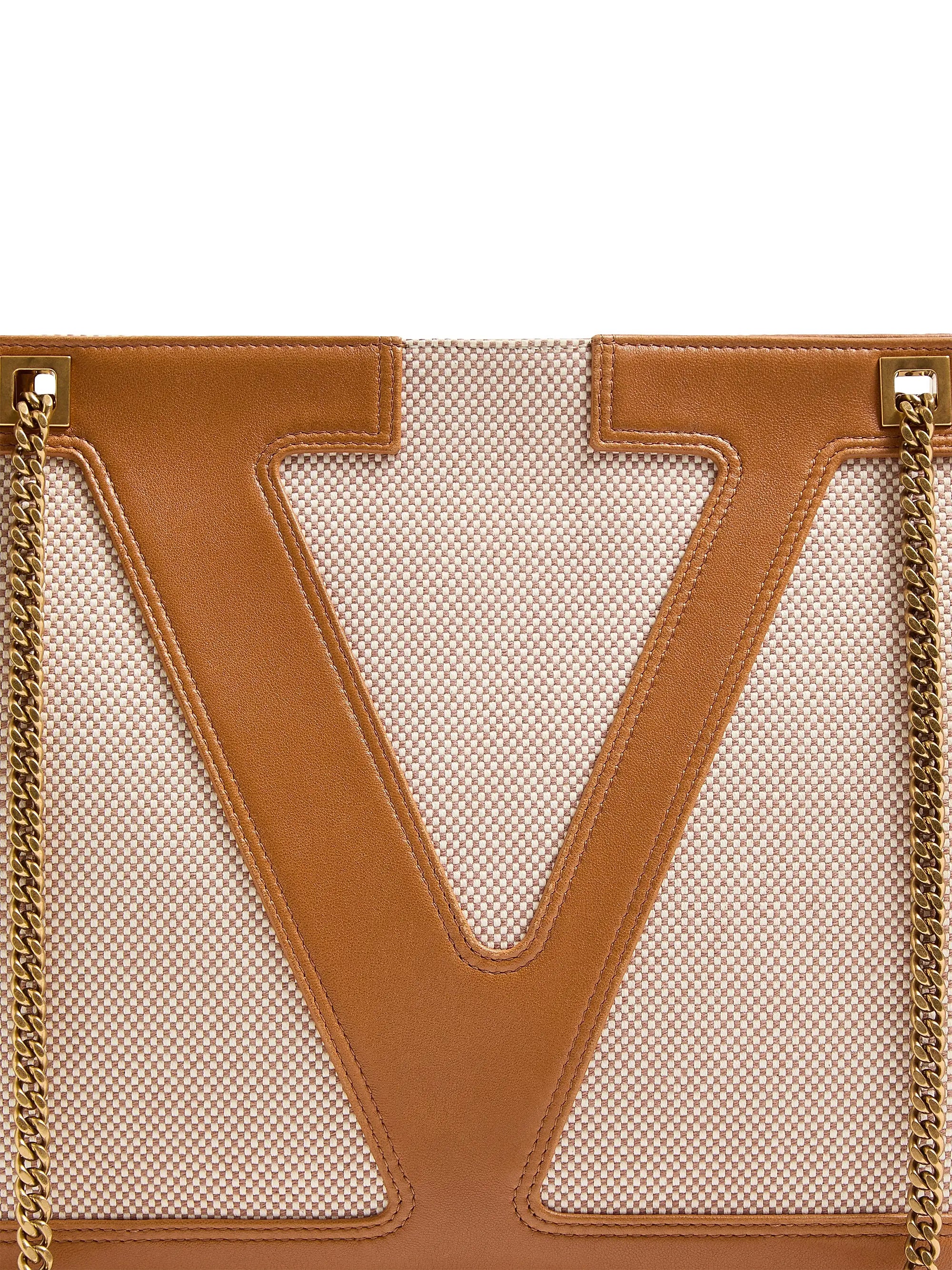Valentino Garavani Viva Superstar Medium Canvas Shopping Bag