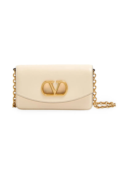 Valentino Garavani Vain Clutch Bag in Shiny Calfskin