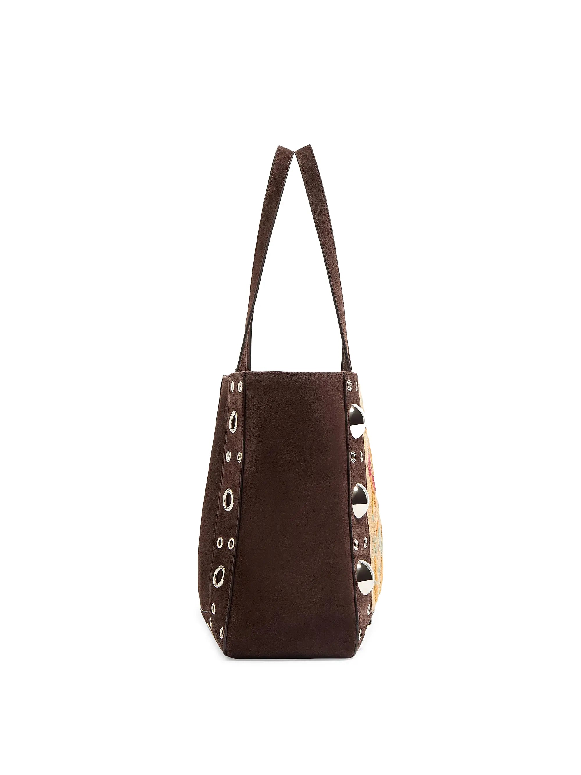 Valentino Garavani Nellcôte Medium Embroidered Shopping Bag
