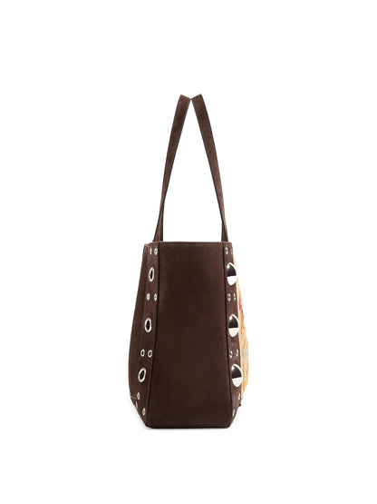 Valentino Garavani Nellcôte Medium Embroidered Shopping Bag