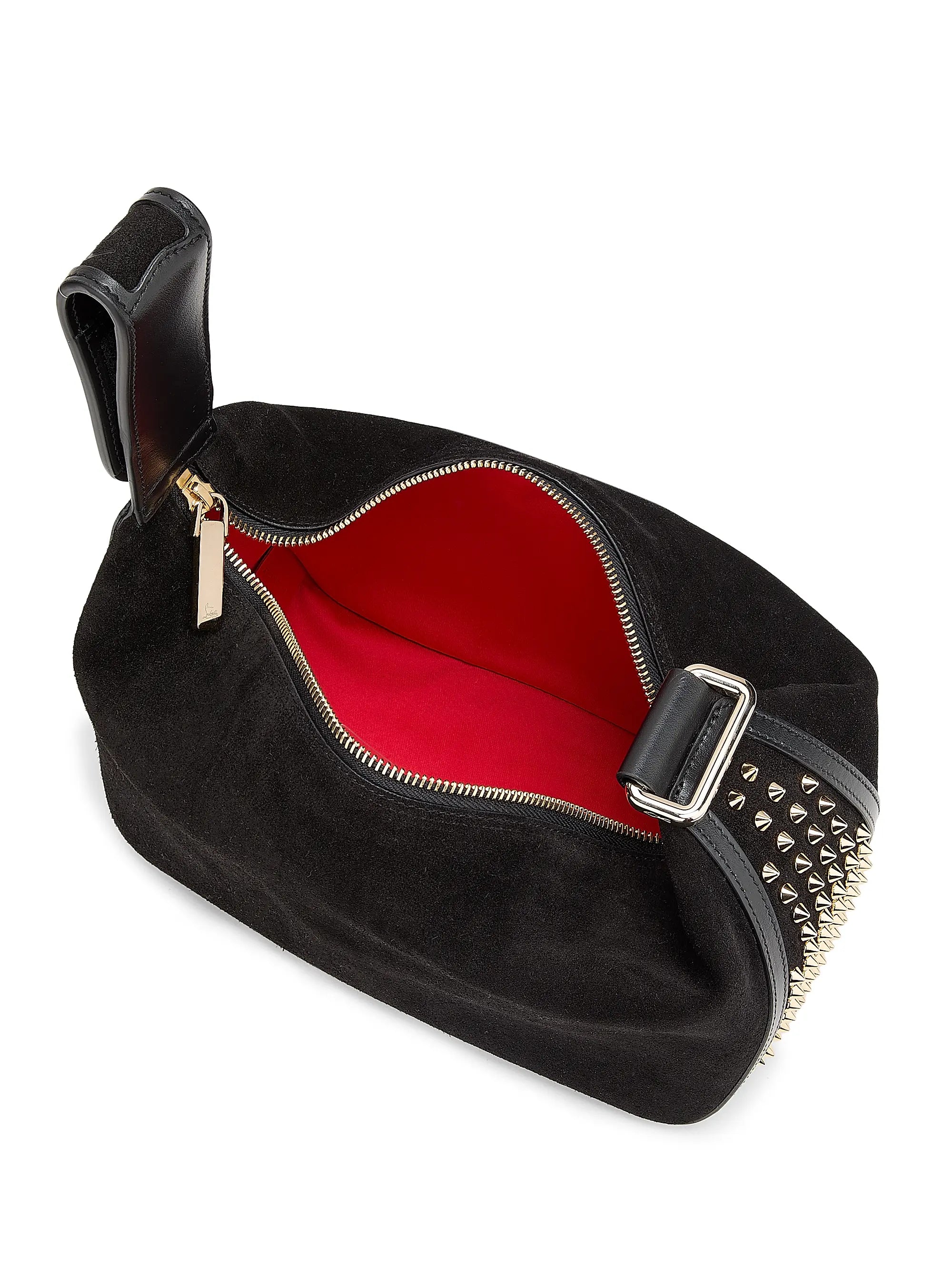Christian Louboutin Funky Dopp Suede Pouch Bag