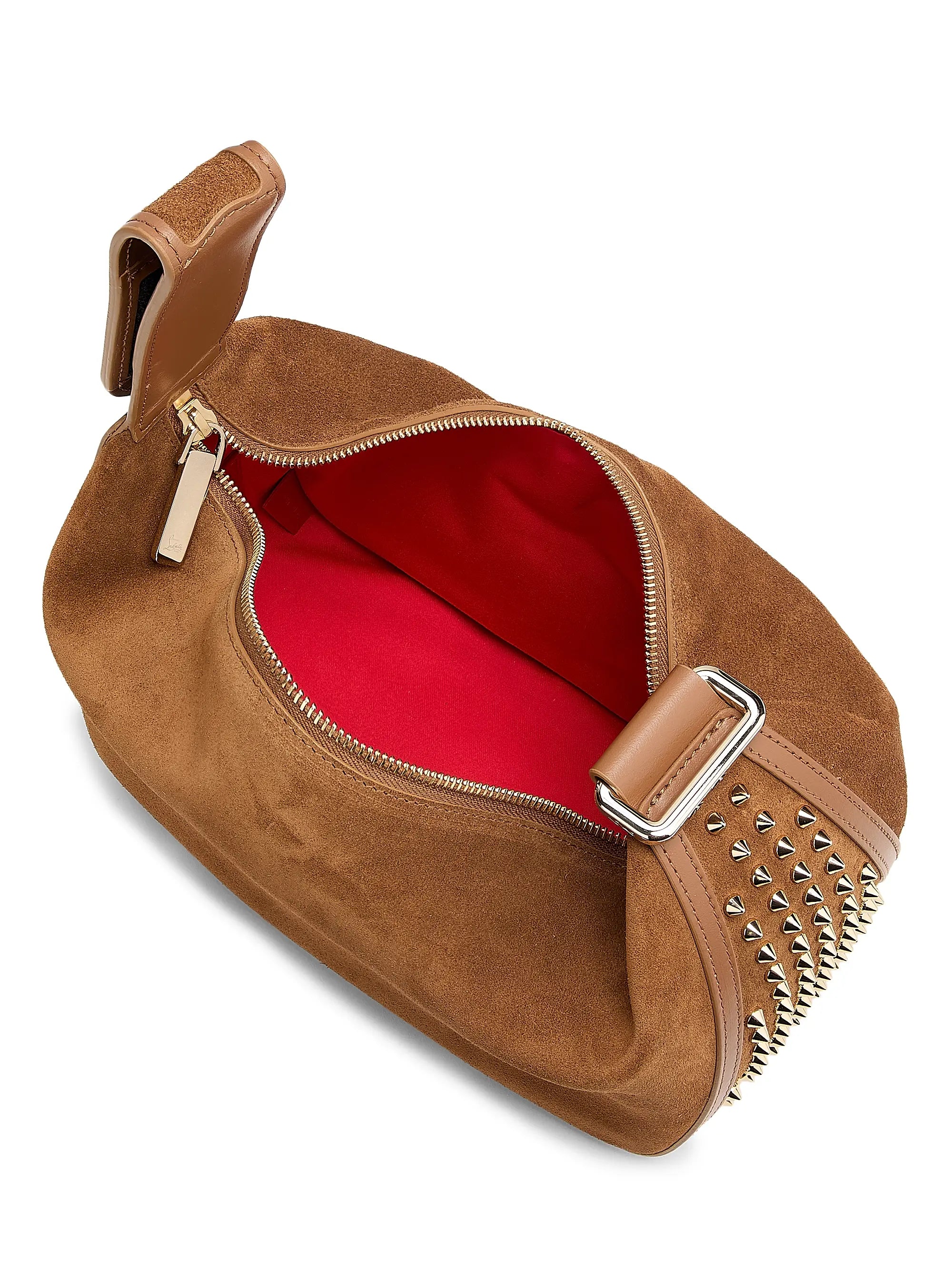 Christian Louboutin Funky Dopp Suede Pouch Bag