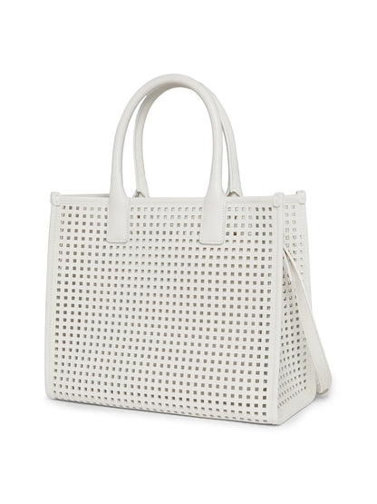 Versace Small Medusa Perforated Leather Tote Bag