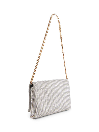 Versace Medusa Metallic Convertible Clutch