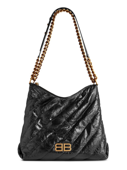 Balenciaga Crush Medium Quilted Hobo Bag
