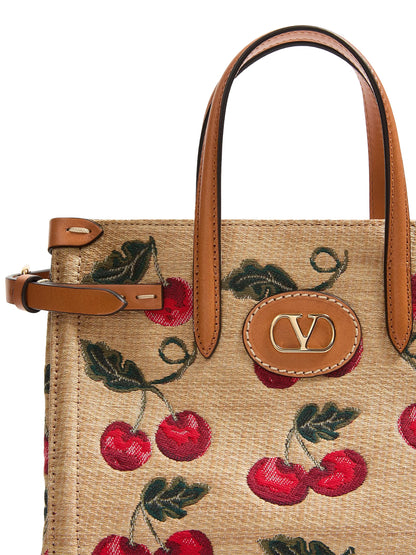 Valentino Garavani Antibes Small Shopping Tote Bag