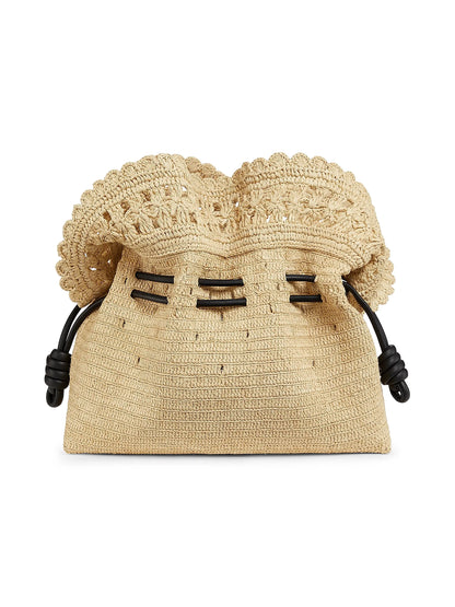 LOEWE LOEWE x Paula's Ibiza Flamenco Raffia Clutch