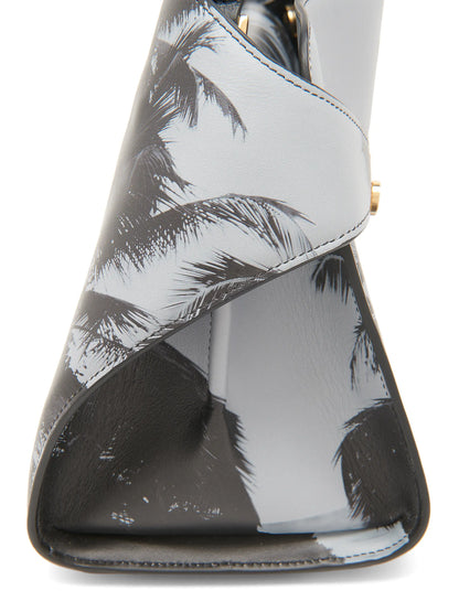 FERRAGAMO Gancini Palm-Printed Leather Shoulder Bag