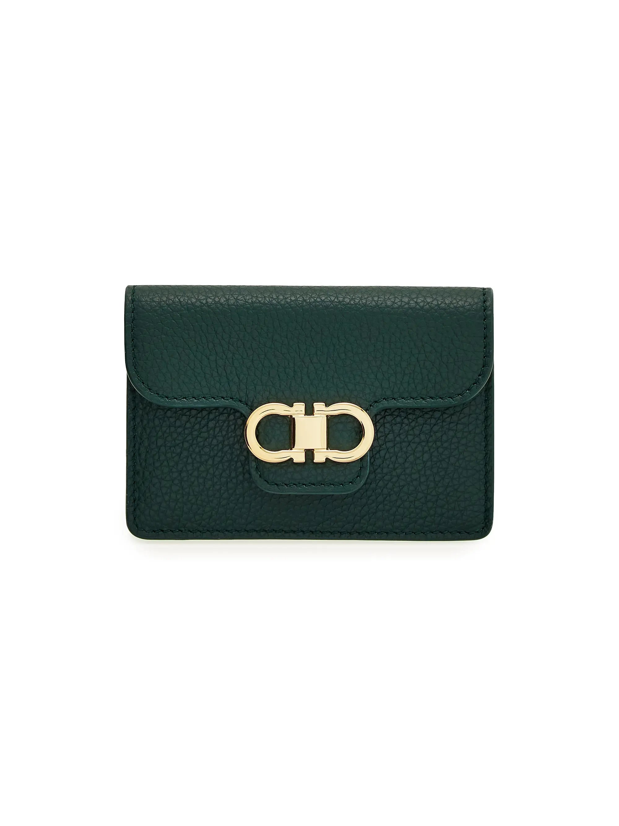 FERRAGAMO Porta Chiavi Leather Keyring Wallet