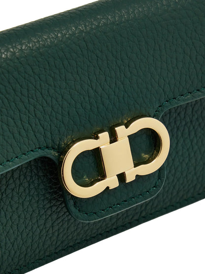 FERRAGAMO Porta Chiavi Leather Keyring Wallet