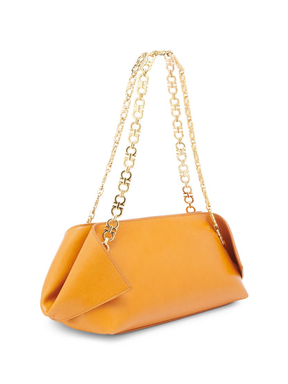 FERRAGAMO Extra-Small Scarf Leather Shoulder Bag