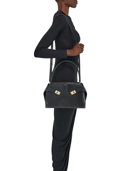 FERRAGAMO Hug Leather Shoulder Bag