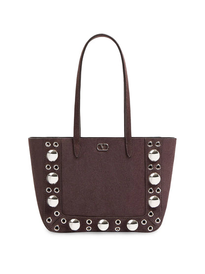 Valentino Garavani Nellcôte Mini Suede Shopping Bag