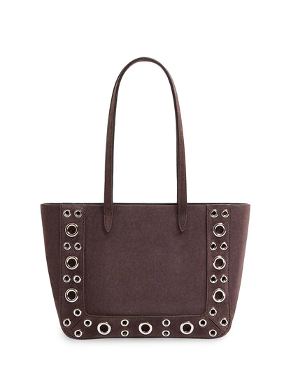 Valentino Garavani Nellcôte Mini Suede Shopping Bag