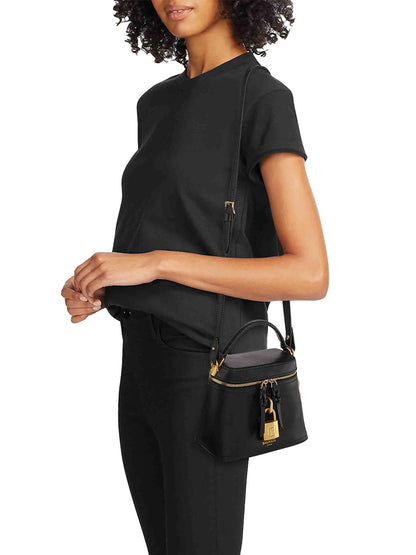 Balmain Pulse Leather Vanity Bag