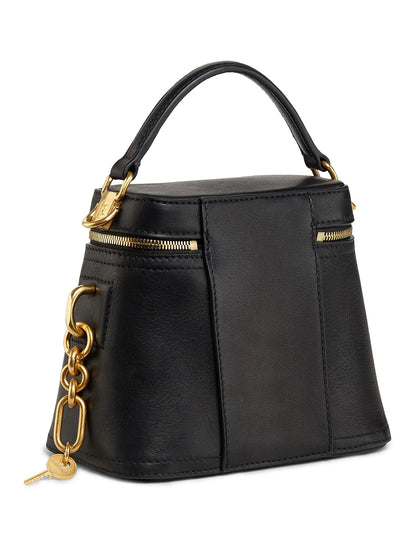 Balmain Pulse Leather Vanity Bag