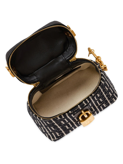 Balmain Pulse Monogram Vanity Bag