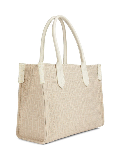 Balmain B-Army Monogram Shopper Tote Bag