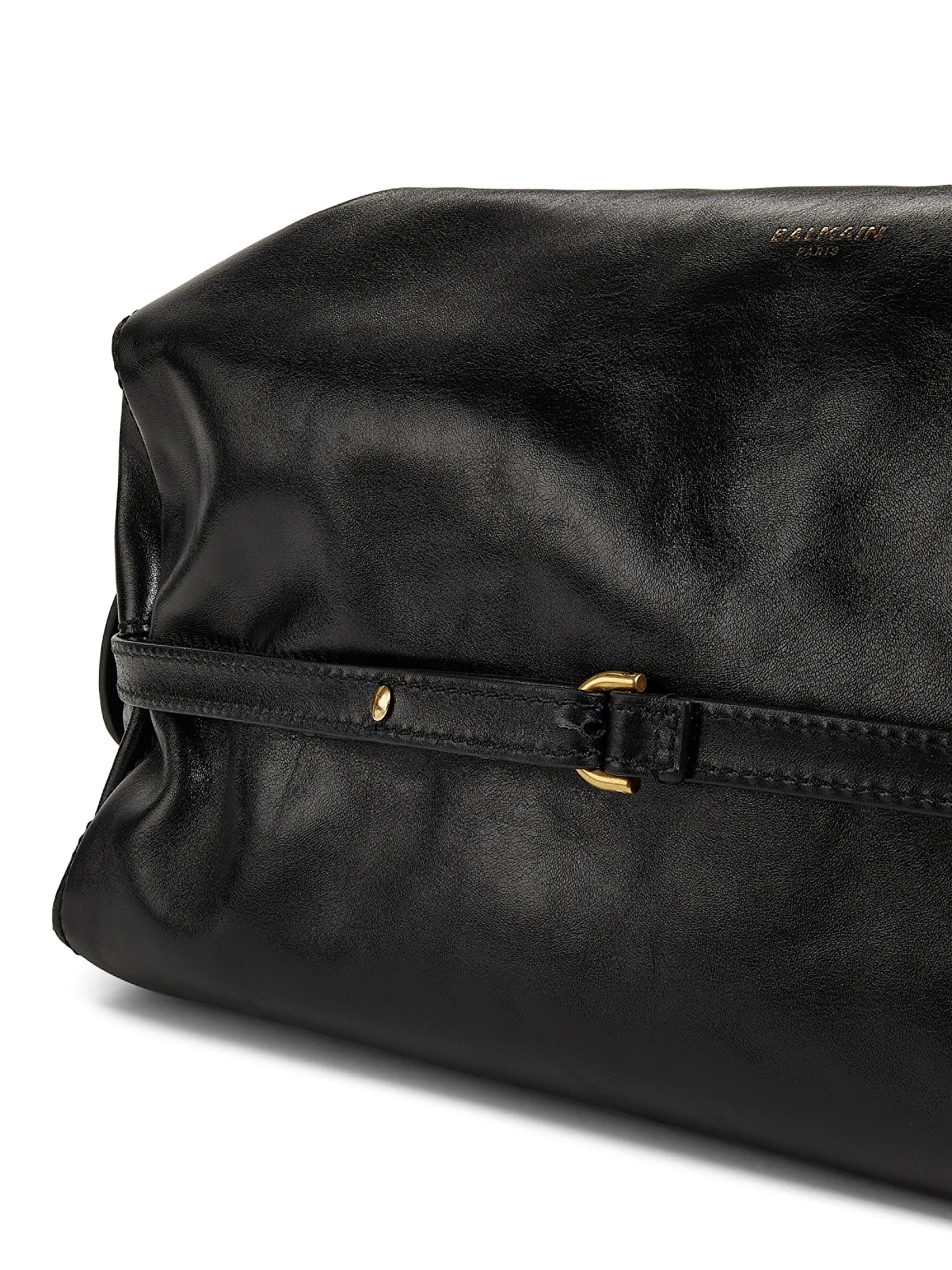 Balmain Track Leather Tote Bag