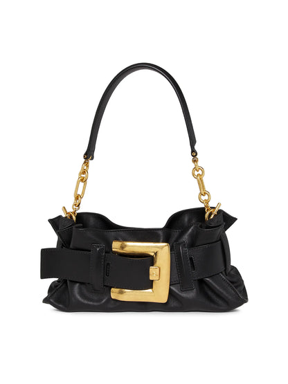 Balmain Mini Anthem Leather Top Handle Bag