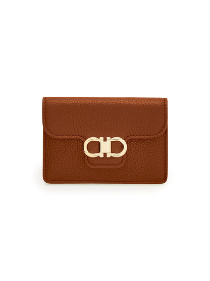 FERRAGAMO Gancini Leather Key Holder