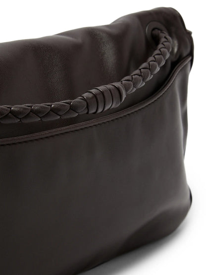 Bottega Veneta Soft Lock Leather Shoulder Bag