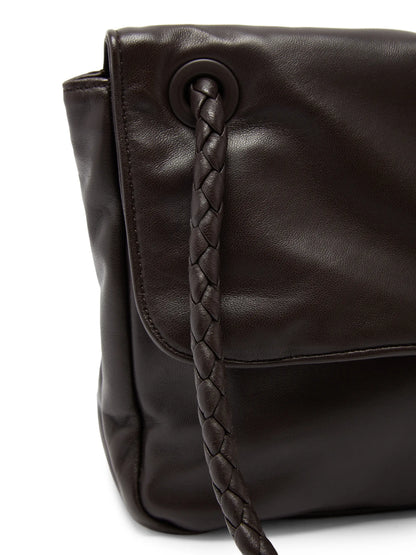 Bottega Veneta Soft Lock Leather Shoulder Bag