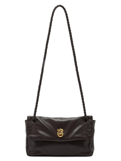 Bottega Veneta Soft Lock Leather Shoulder Bag