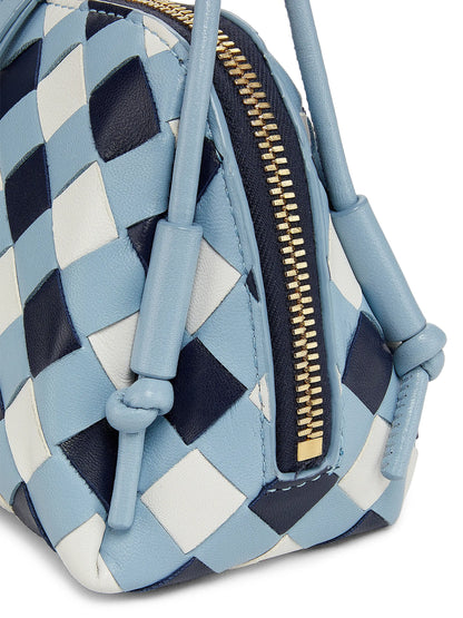 Bottega Veneta Checkered Leather Concert Pouch
