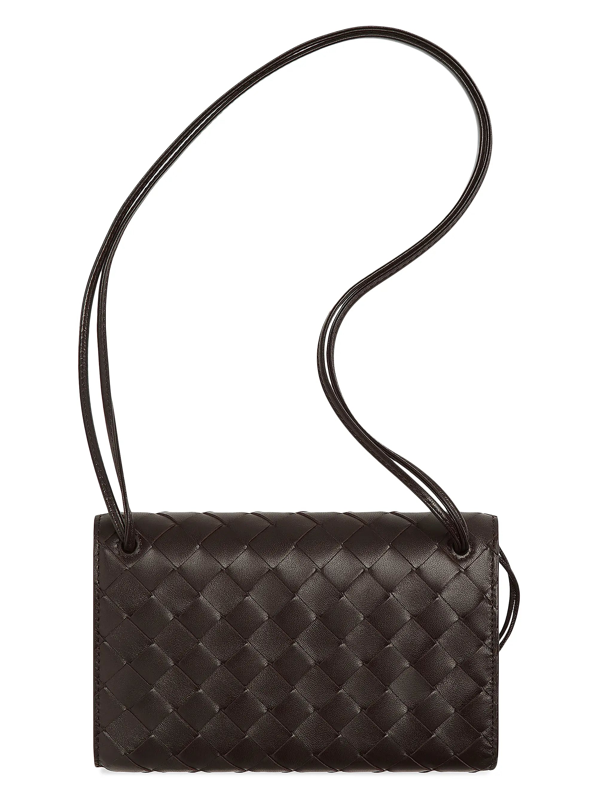 Bottega Veneta Andiamo Intrecciato Leather Shoulder Bag