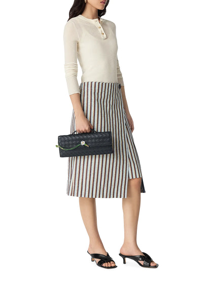 Bottega Veneta Andiamo Intrecciato Leather Clutch