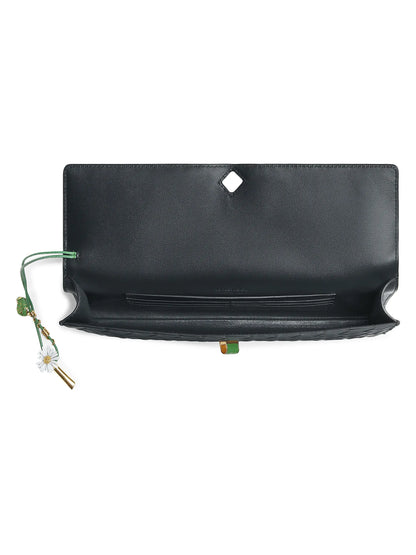 Bottega Veneta Andiamo Intrecciato Leather Clutch