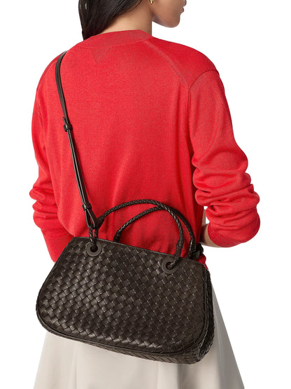 Bottega Veneta Intrecciato Leather Top Handle Bag