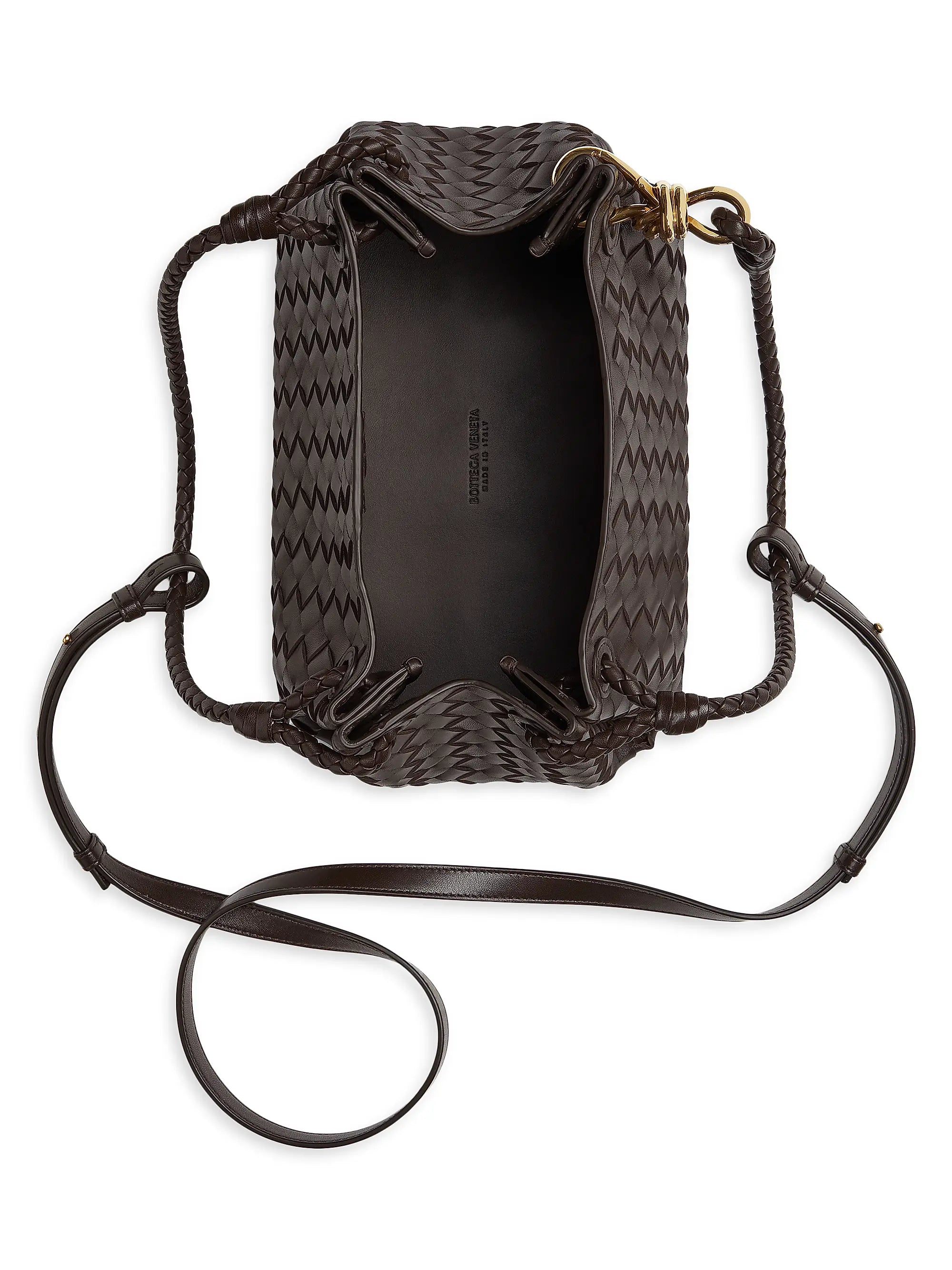Bottega Veneta Medium Parachute Intrecciato Leather Shoulder Bag